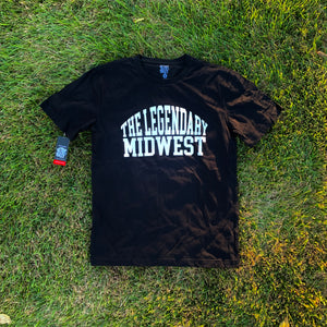 THE LEGENDARY MIDWEST TEE - WHITE/BLACK