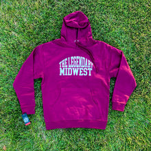 Load image into Gallery viewer, THE LEGENDARY MIDWEST HOODIE - MAROON
